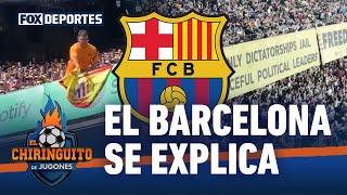 El Barcelona explicó por qué sacó al aficionado del estadio: El Chiringuito