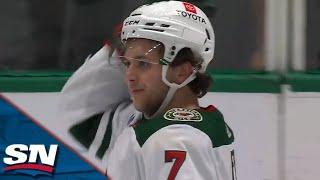 Wild's Brock Faber Dives And Makes A Game-Saving Deflection In Double Overtime
