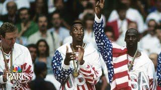 The Dream Team's memorable medal ceremony (Barcelona 1992) | NBC Sports