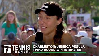 Jessica Pegula Recaps Crazy Rollercoaster Match | 2023 Charleston Third Round