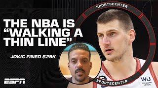 Matt Barnes reacts to Nikola Jokic's $25k fine, avoiding suspension for Game 5 | SportsCenter
