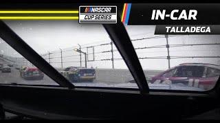 Kyle Larson's in-car: Heavy impact from Ryan Preece | NASCAR | Talladega