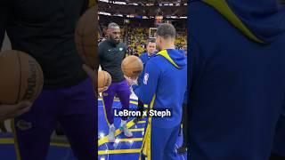 LeBron & Steph Discuss The Game Ball!  | #Shorts