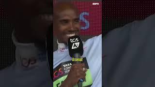 Mo Farah is every Arsenal fan right now