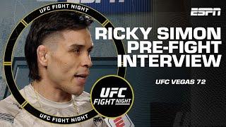 Ricky Simon says 5 rounds benefits him against Song Yadong | UFC Live