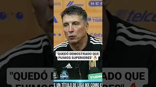 Siboldi lamenta que #TigresUANL no haya concretado sus oportunidades ante #Chivas . #TotalSports