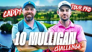 What can a Tour Pro golfer shoot with 10 mulligans?