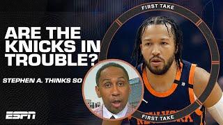 Stephen A. thinks the Knicks are in trouble after Game 1  | First Take