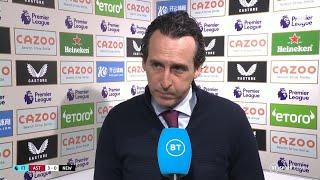 "Today was amazing."  Emery lauds the Aston Villa supporters after convincing win over Newcastle!