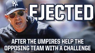 Umps get two calls wrong on one play and Boone gets ejected, a breakdown