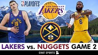 L.A. Lakers vs Nuggets Game 2 Live Streaming Scoreboard, Play-By-Play, Highlights, 2023 NBA Playoffs