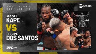 LIGHTNING FAST STRIKES! ‍ | Manel Kape vs. Felipe Dos Santos | #UFC293 Highlights