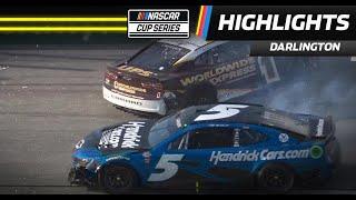 Ross Chastain, Kyle Larson tangle late at Darlington Raceway | NASCAR