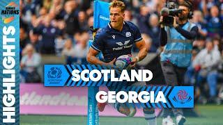 Scotland 33-6 Georgia | van der Merwe's Double Leads To Victory! | Summer Nations Series Highlights