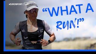 "What A Run!" | Anne Haug Claims European Open Triathlon Victory In Ibiza | Eurosport