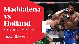 Three Incredible Rounds! | Jack Della Maddalena vs Kevin Holland | #NocheUFC fight highlights