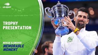 Trophy Presentation | Novak Djokovic Wins 24th Grand Slam Title | 2023 US Open