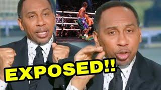 "EXPOSED" - STEPHEN A. SMITH DISAPPOINTED SAYS RYAN GOT EXPOSED BY GERVONTA DAVIS; LOSING BY KO…
