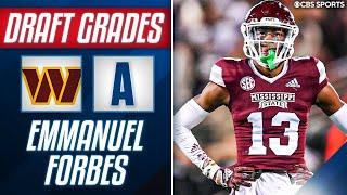 Commanders Select ELITE COVER PLAYER in Emmanuel Forbes with No. 16 Pick | 2023 NFL Draft