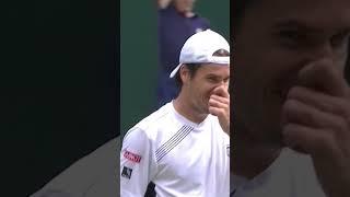 Roger Federer Gets Distracted by Tommy Haas' Cheeky Move