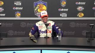 Denny Hamlin's full winners press conference from Bristol Motor Speedway