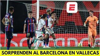 GOL DEL RAYO VALLECANO. Álvaro García pone el 1-0 y SORPRENDE al Barcelona | La Liga