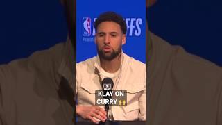 "I’ve admired Steph long before he was a Warrior" - Klay Thompson Talks Steph Curry!  | #shorts