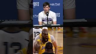 "I’m sure he was screaming" - HILARIOUS Austin Reaves Reaction To LeBron’s OT And-1!  | #shorts