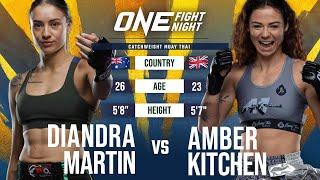 Women’s Muay Thai Brawl  Diandra Martin vs. Amber Kitchen