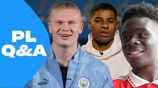 Erling Haaland, Marcus Rashford, Bukayo Saka & More Answer YOUR Questions! | Best Of PL Q&A