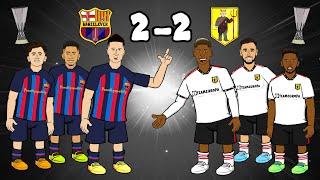 2-2! Barcelona vs Manchester United (Europa League 2023 Goals Highlights Raphinha Rashford)