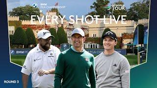 LIVE | Shane Lowry, Adam Scott & Rasmus Højgaard | 2023 BMW PGA Championship Day 3