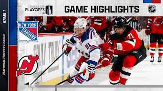 NY dominates Game 1 of Hudson River Rivalry | Rangers @ Devils 4/18 | NHL Playoffs 2023