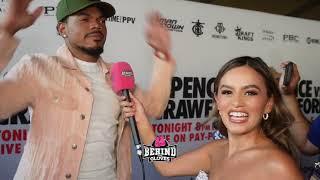 Chance the Rapper on Spence VS Crawford Red Carpet | Talks his pound-for-pound list