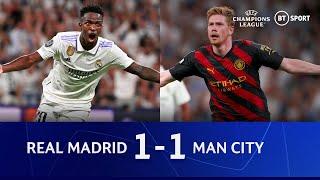 Real Madrid vs Man City (1-1) | Two stunning goals from Vini Jr & KDB | Champions League Highlights