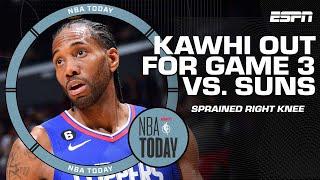 Clippers' Kawhi Leonard OUT tonight for Game 3 vs. Suns | NBA Today