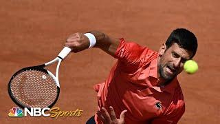 2023 French Open first round: Novak Djokovic dominates Aleksandar Kovacevic | NBC Sports