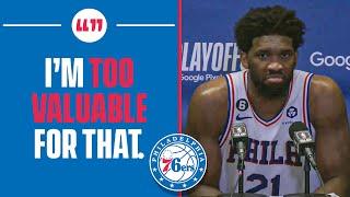 Joel Embiid Speaks on WHY He WASN'T EJECTED, Feud With Nic Claxton + MORE | CBS Sports