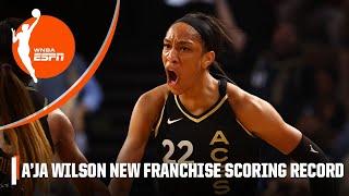 'It's playoff basketball and I LOVE IT'  - A'ja Wilson after 38-PT PERFORMANCE | WNBA on ESPN
