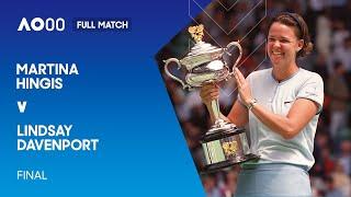 Martina Hingis v Lindsay Davenport Full Match | Australian Open 2000 Final