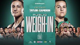 Katie Taylor vs Chantelle Cameron Weigh In