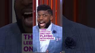 LeBron ISN’T playing with house money  #NBA #Lakers #LeBron #Shorts