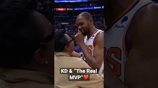 Kevin Durant & His Mother Share a Great Moment After The Suns Game 4 W! ️| #Shorts