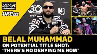 Belal Muhammad On Potential Title Shot: ‘There’s No Denying Me Now’ | UFC 288 | MMA Fighting