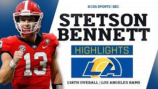 Stetson Bennett: Georgia Highlights | 128th Pick For The Rams In The 2023 NFL Draft | CBS Sports
