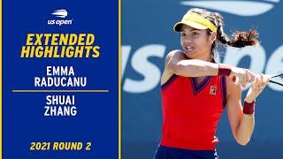 Shuai Zhang vs. Emma Raducanu Extended Highlights | 2021 US Open Round 2