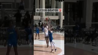 Nojus Indrusaitis drains the TOUGH contested 3-pointer to beat the buzzer!  | #Shorts