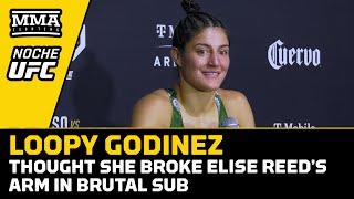 Loopy Godinez Thought She BROKE Elise Reed's Arm In Brutal Sub | Noche UFC