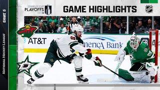 Wild @ Stars; Game 5, 4/25 | NHL Playoffs 2023