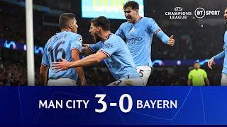 Man City vs Bayern Munich (3-0) | Erling Haaland Scores Again in Rout! | Champions League Highlights